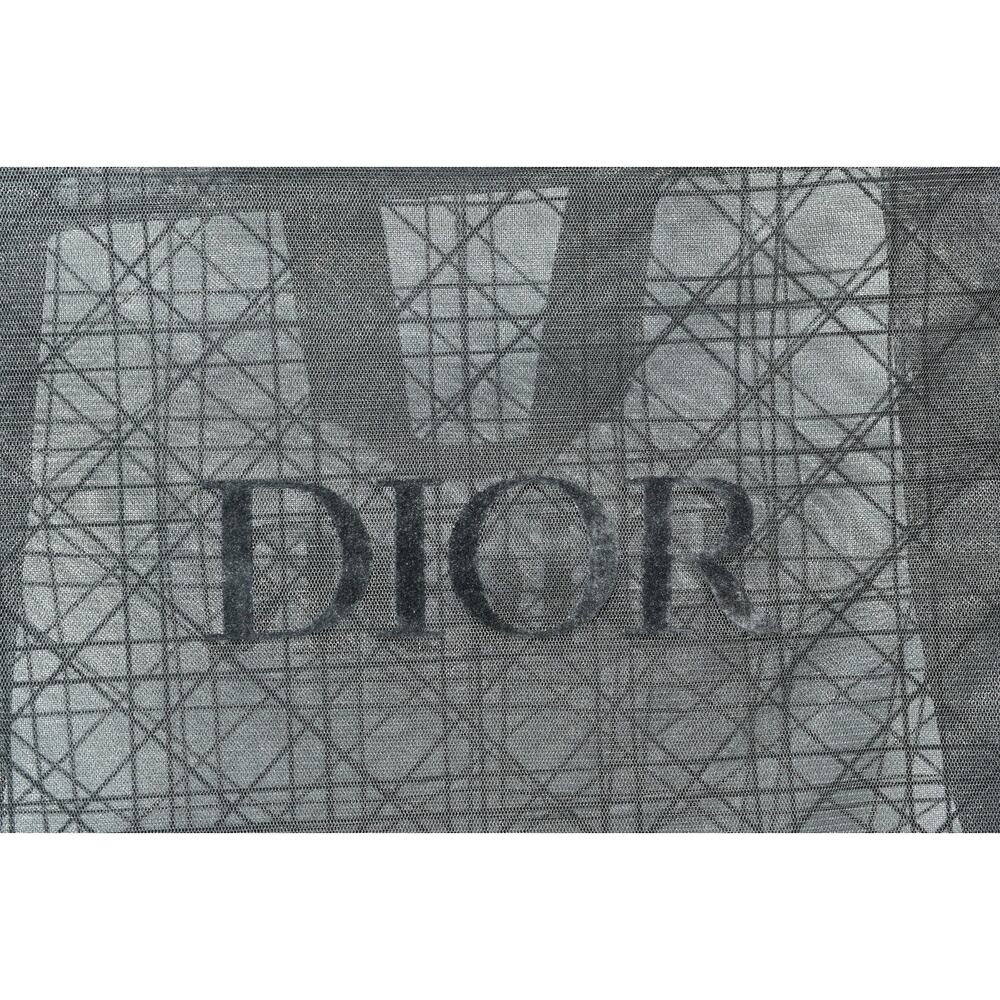 Christian Dior Beach Tote Bag Black Velvet Mesh Limited Beauty Parfums Gift GWP - Picture 5 of 10